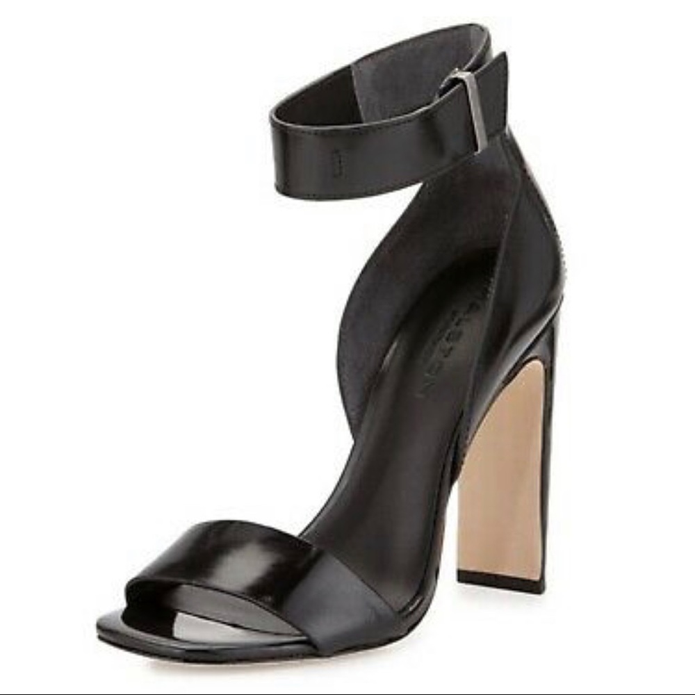 Halston Heritage leather sandal.